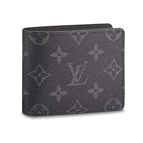 black and grey louis vuitton wallet|louis vuitton black monogram wallet.